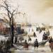Winter Scene on a Canal